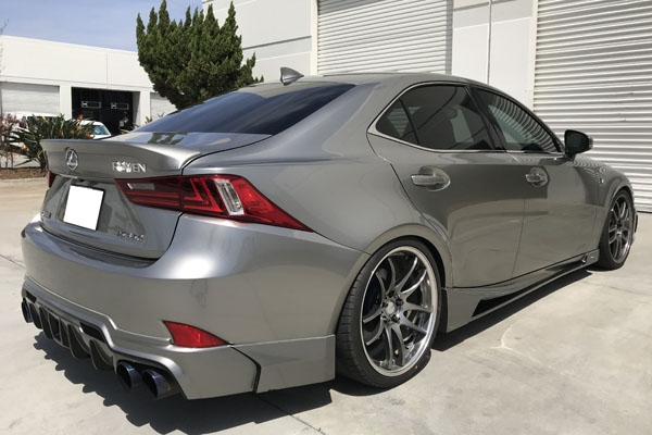 Rowen Rear Half Spoiler (FRP) for IS350/300/300h F-Sport  (GSE3#/AVE30/ASE30) 2014-2016