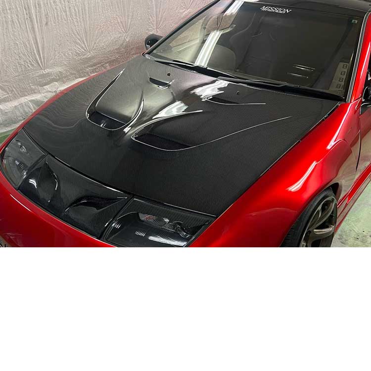 Genuine Nissan DATSUN 300ZX Bonnet Hood Emblem – Top Red Badge For Z32