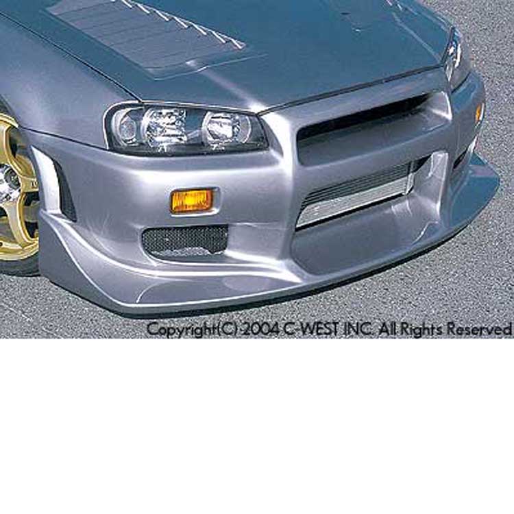 C-West N1 Type III Front Bumper (PFRP) for Nissan Skyline GT-R 