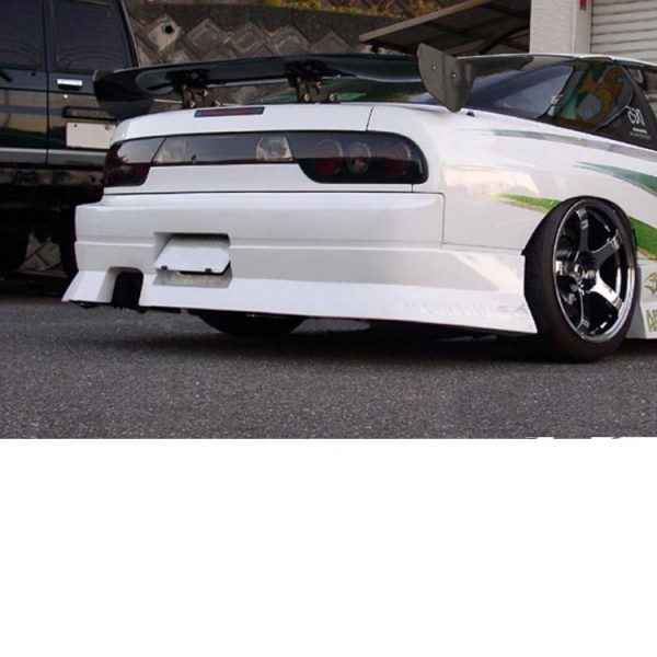 URAS TYPE-4 Rear Bumper (FRP) for Nissan 180SX (RPS13) 1989-1998 | Los ...