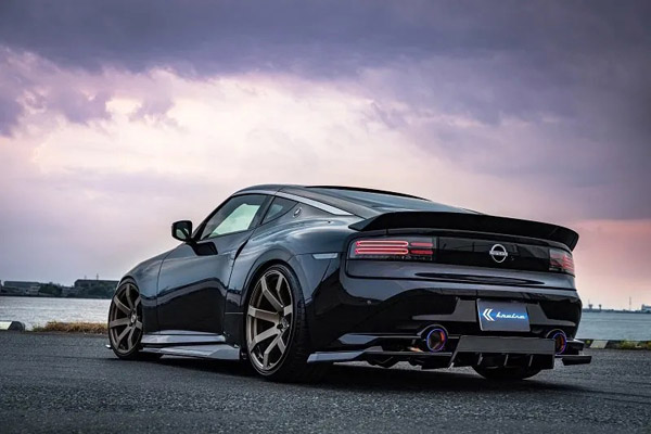 Kuhl Racing KR-RZ34RRW Slash Cut Dual Tip Exhaust for 2023+ Nissan Z (RZ34)