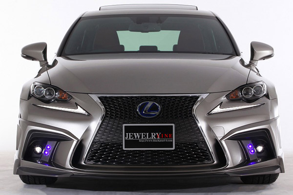 Black Pearl Neo Front Half Spoiler for 2014-2016 Lexus IS350 F-Sport (GSE3#)