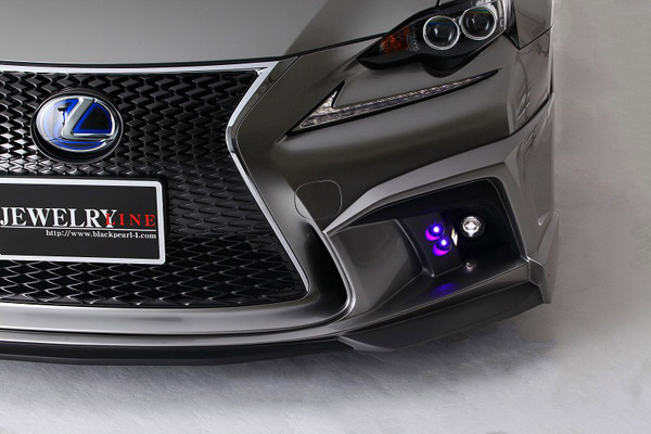 Black Pearl Neo Front Half Spoiler for 2014-2016 Lexus IS350 F-Sport (GSE3#)