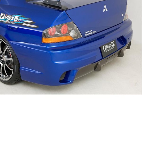 Ings Ings+1 N-Spec Rear Bumper for Mitsubishi Lancer Evolution VIII/IX (CT9A ...