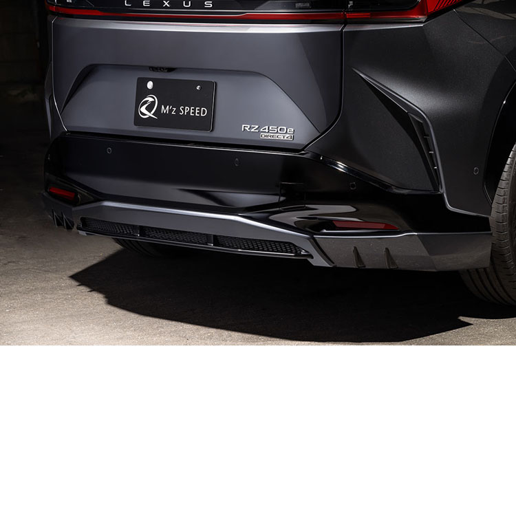 M'z Speed GLMRS Line Rear Under Spoiler for Lexus RZ450e (XEBM15) 2023+