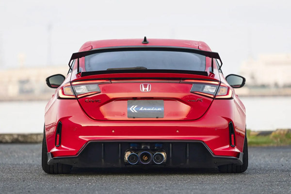 Kuhl Racing Kruise KR-FL5RR Rear Half Diffuser for 2023+ Honda Civic Type-R (FL5)