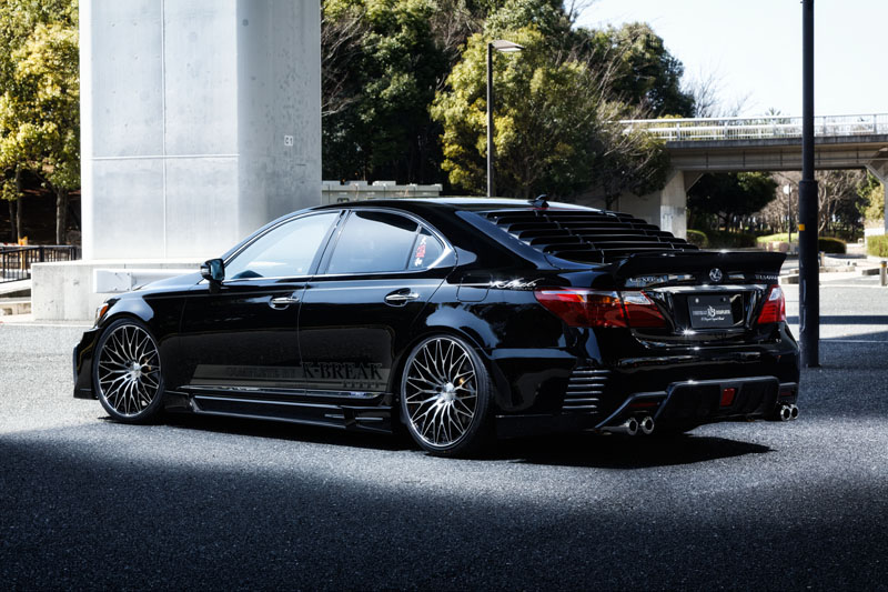 K-Break Hyper Zero Custom GT 3P Aero Set (FRP) for Lexus LS460 (USF40) 2010-2012 - Image 6