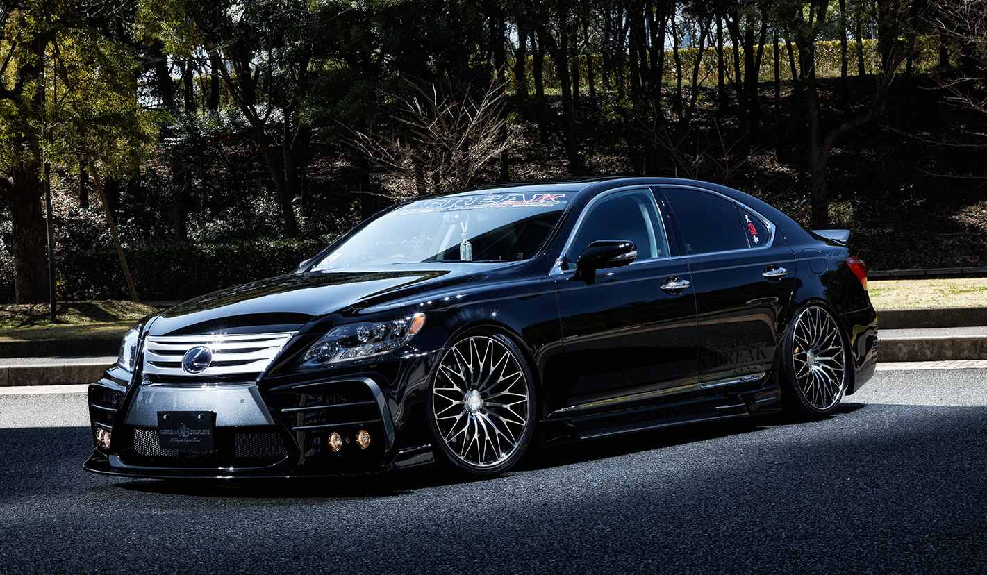 K-Break Hyper Zero Custom GT 3P Aero Set (FRP) for Lexus LS460 (USF40) 2010-2012