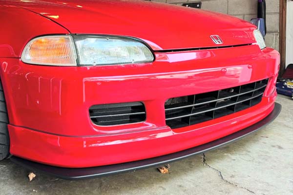 Mode Parfume Front Lip Spoiler w/ Front Under Flap for Honda Civic (EG6) 1991-1995