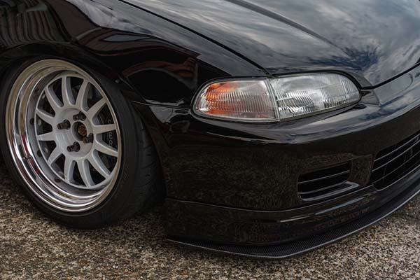 Mode Parfume Front Lip Spoiler w/ Front Under Flap for Honda Civic (EG6) 1991-1995
