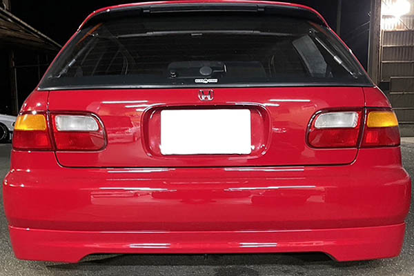 Mode Parfume Rear Lip Spoiler (FRP) for Honda Civic (EG6) 1991-1995