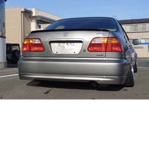 Mode Parfume 2P Rear Lip Spoiler (FRP) for Honda Civic Coupe/Sedan (EK) 1999-2000