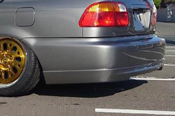 Mode Parfume 2P Rear Lip Spoiler (FRP) for Honda Civic Coupe/Sedan (EK) 1999-2000