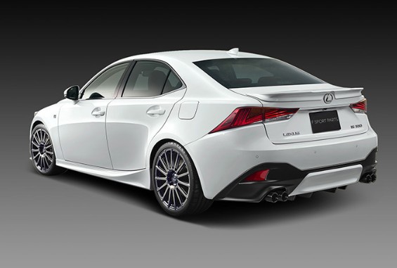 TRD Rear Diffuser (Unpainted) for Lexus IS F Sport (GSE30) 2016-2020 - Image 2