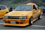 J.Blood TYPE2 3P Aero Set (FRP) for Toyota Levin (AE86) 1985-1987