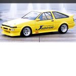 Jubiride 3P Aero Set (FRP) for Toyota Trueno (AE86) 1983-1987