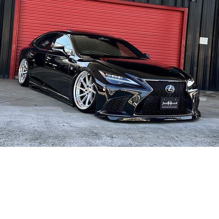 Job Design Guns Style Stance 3P Aero Set (FRP) for Lexus LS500 F-Sport (VXFA5#) 2021+