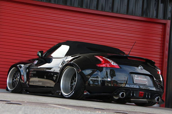 Job Design Guns Style Stance 5P Wide Body Kit (FRP) for Nissan 370Z (Z34) 2009-2012