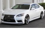 M'z Speed Prussian Blue 3P Aero Set (FRP) for Lexus LS460 (UCF40) 2013-2017