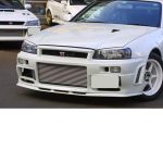 Cruise Power Front Bumper (FRP) for Nissan Skyline GT-R (BNR34) 1999-2002
