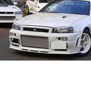Cruise Power Front Bumper (FRP) for Nissan Skyline GT-R (BNR34) 1999-2002