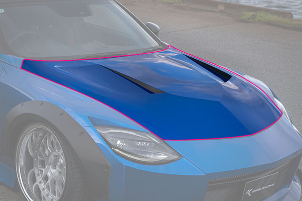 Kuhl Racing 34ZR-GT 6P Aero Set (FRP) for Nissan Z (RZ34) 2023+