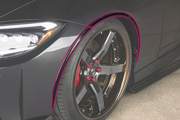 Kuhl Racing 34ZR-GT 6P Aero Set (FRP) for Nissan Z (RZ34) 2023+