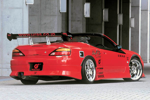 URAS TYPE-4 3P Aero Set (FRP) for Nissan Silvia (S15) 1999-2002