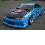 Wise Square Type-A 3P Aero Set (FRP) for Nissan Silvia (S14) 1997-1998