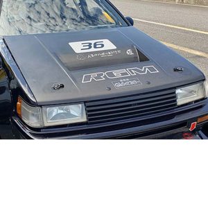Workshop Takumi Carbon Junkie Ver.2 (Dry Carbon Fiber) Aero Hood for Toyota Levin (AE86) 1983-1987