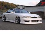 URAS Type-2 3P Aero Set (FRP) for Nissan Silvia (S14) 1995-1996