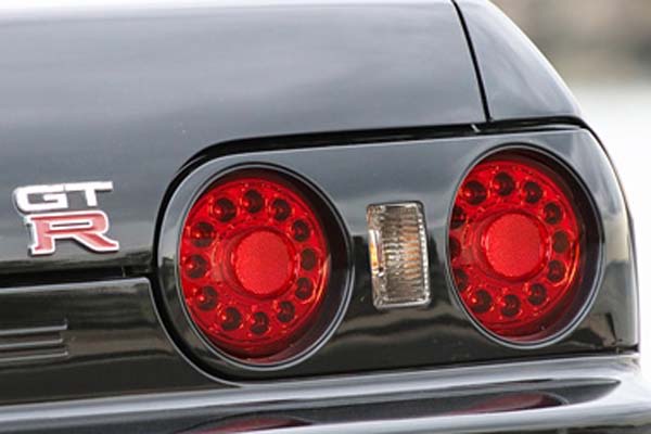 78works LED Tail Lamps Red/Clear for Nissan Skyline Coupe & Skyline GT-R (R32) 1989-1994