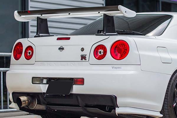 78works LED Tail Lamps Red/Clear for Nissan Skyline Coupe & Nissan Skyline GT-R (R34) 1999-2002