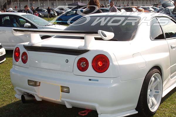 78works LED Tail Lamps Red/Clear for Nissan Skyline Coupe & Nissan Skyline GT-R (R34) 1999-2002