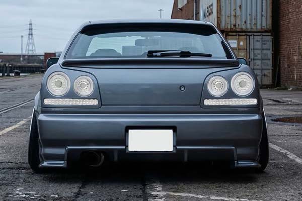 78works LED Tail Lamps Clear for Nissan Skyline Sedan (R34) 1999-2002