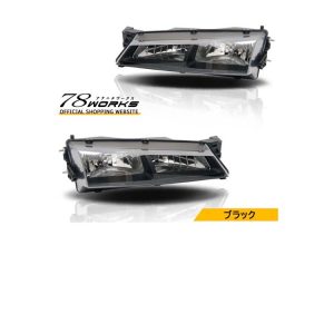 78works Headlights Black for Nissan Silvia (S14) 1997-1998