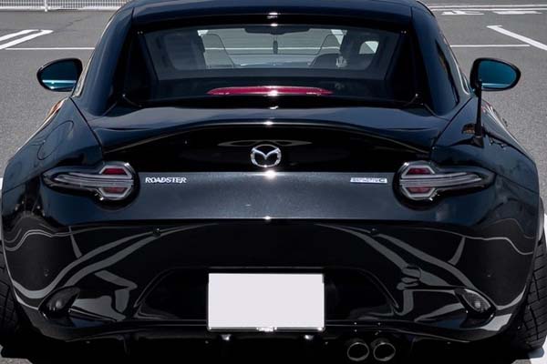 78works LED Tail Lamps w/ Sequential Turn Signals Black for Mazda MX-5 Miata (ND) 2016-2023