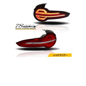 78works LED Tail Lamps w/ Sequential Turn Signals Red/Clear for Mazda MX-5 Miata (ND) 2016-2023