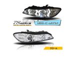 78works V5 LED Headlights Low Beam Model Chrome for Nissan Silvia (S15) 1999-2002