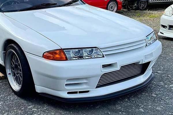 78works Full LED Headlights 4-Lamp Chrome for Nissan Skyline Coupe & Skyline GT-R (R32) 1989-1994