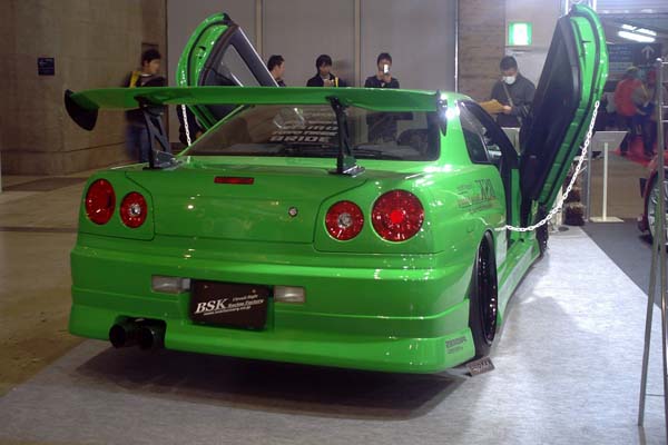 BSK Factory 3P Aero Set (FRP) for Nissan Skyline Coupe (R34) 1999-2002
