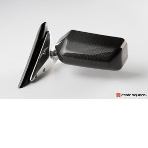 Craft Square Touring Competition Side Mirror Set, TCA-F, Blue Anti-Glare (Dry Carbon Fiber) for Nissan Skyline GT-R (BCNR33) 1995-1998